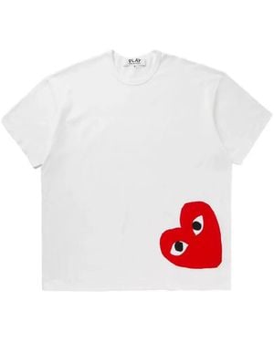 COMME DES GARÇONS PLAY Camiseta Con Logo Estampado - Blanco