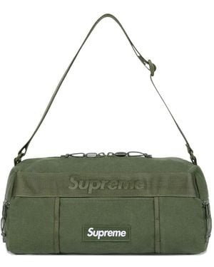 Supreme Reisetasche Mit Logo-Patch - Grün