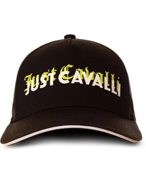 Just Cavalli ロゴ キャップ - ブラック