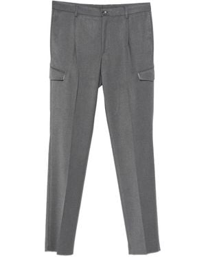 Tagliatore Broek Met Klepzakken - Grijs