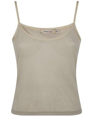 Paloma Wool Nasem Semi-Sheer Camisole Tank Top - Natural
