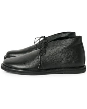Studio Nicholson Woodrow Grained Leather Boots - Black