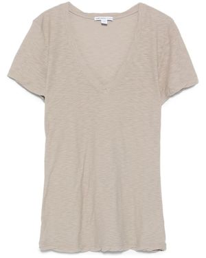 James Perse Vネック Tシャツ - ホワイト
