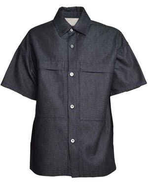 Jil Sander Hemd mit Brusttasche - Blau