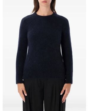 Soeur Gebürsteter Strickpullover - Blau