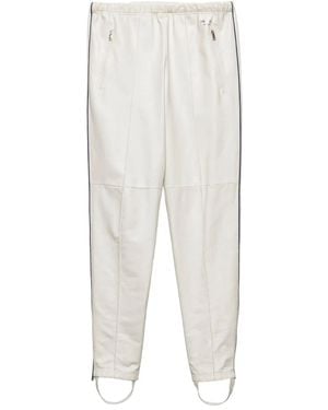 Prada Leather Trousers - White