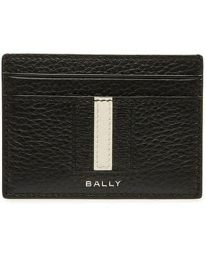 Bally Leren Pasjeshouder - Zwart