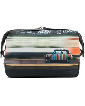 Paul Smith Trousse De Toilette À Imprimé Graphique - Bleu