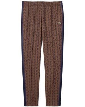 Lacoste Paris Monogram Track Trousers - Brown