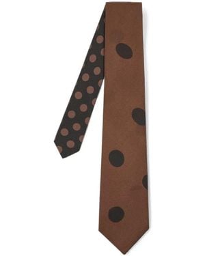 Paul Smith Krawatte Mit Polka Dots - Braun