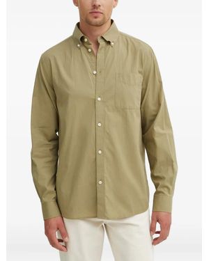 Les Deux Pocket Button-Down Shirt - Green