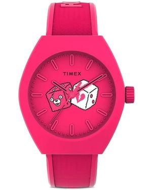 Timex X Fortnite Urban Caine Mm Horloge - Roze
