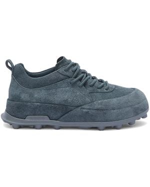 Jil Sander Orb スエード スニーカー - ブルー