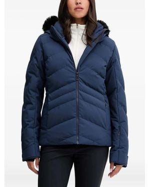 Rossignol Staci Ski-Jack Van Imitatiebont Met Capuchon - Blauw