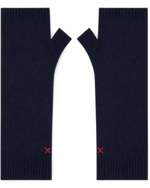 Chinti & Parker Fingerlose Handschuhe - Blau