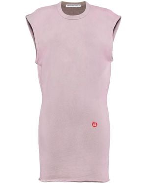 Alexander Wang Abito Corto Con Applicazione - Rosa
