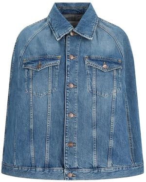 7 For All Mankind Midtown Cape - Blue