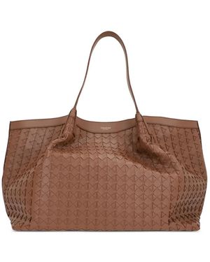 Serapian Secret Tote Bag - Brown