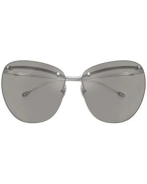 DIESEL 0Dl1007 Rimless Cat-Eye Sunglasses - Grey