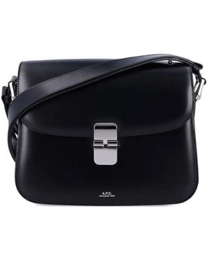 A.P.C. Kleine 'Grace' Umhängetasche - Schwarz
