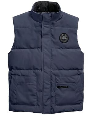 Canada Goose Quilted Gilet Jackets - Blue