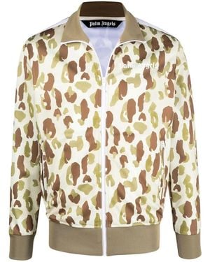 Palm Angels Desert Camo Logo Sports Jacket - Multicolour