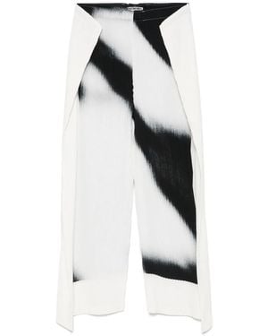 Issey Miyake Shadow Study Trousers - White