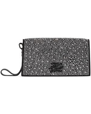Karl Lagerfeld K/Soiree Clutch Bag - Grey