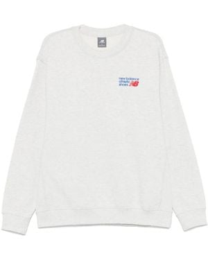 New Balance Athletics Premium Logo スウェットシャツ - ホワイト