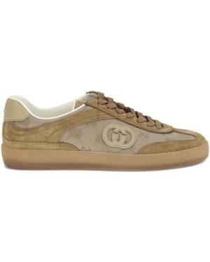 Gucci G74 Sneakers aus Wildleder - Braun