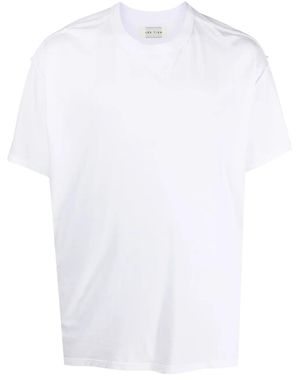 Les Tien Crew-Neck Cotton T-Shirt - White