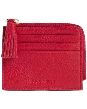 Coccinelle Tassel-Detail Purse - Red