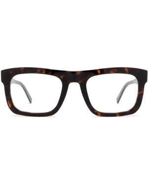 ZEGNA Brille Mit Eckigem Gestell - Schwarz