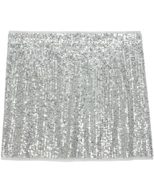 Zadig & Voltaire Midirock mit Pailletten - Grau