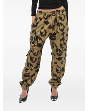 Stella McCartney Taylor Animal-Print Cargo Pants - Natural