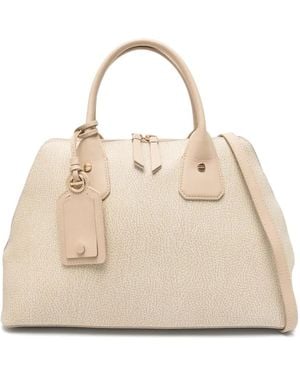 Borbonese Detachable-Strap Tote Bag - Natural