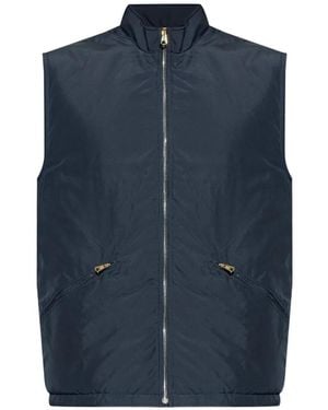 Paul Smith Zip-Up Sleeveless Gilet - Blue