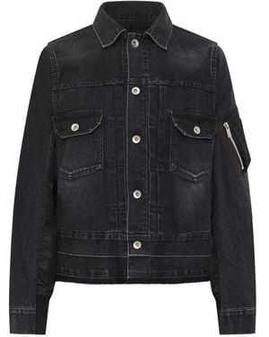 Sacai Chaqueta Vaquera - Negro