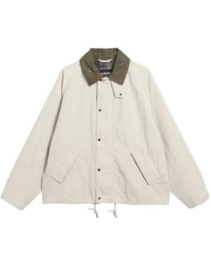 Barbour Transport Button Jacket - Natural