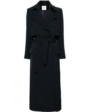 Sandro Gabardina con múltiples aberturas - Negro
