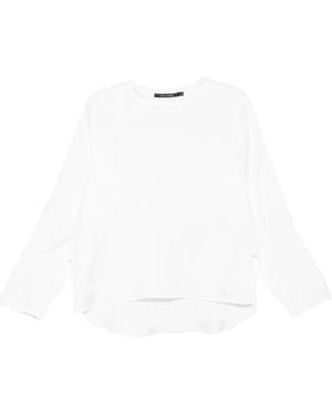 Sofie D'Hoore Long-Sleeve Satin Blouse - White