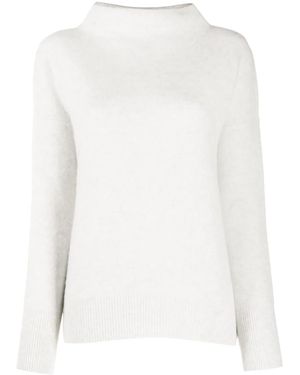 Vince Mock Neck Jumper - White