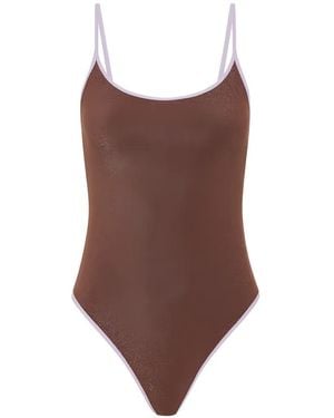 The Upside Galaxia Flow Swimsuit - Brown