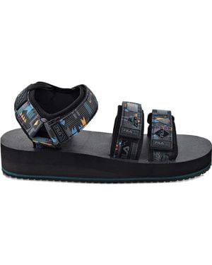 Fila Drifter Dns /June Bug/Saffron" Sandals - Black