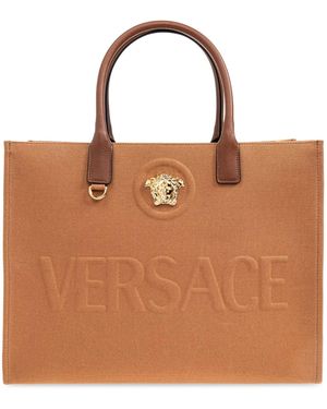 Versace Bolso shopper La Medusa - Marrón