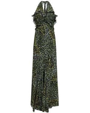 slim fit dress slacks Give Your All Green Leopard Dress – Shop the Mint main image 0