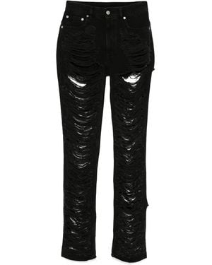 MM6 by Maison Margiela Ripped Jeans - Black