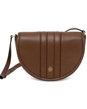 Bally Borsa A Tracolla Con Logo - Marrone