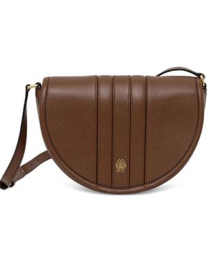 Bally Logo-Detail Leather Crossbody Bag - Brown
