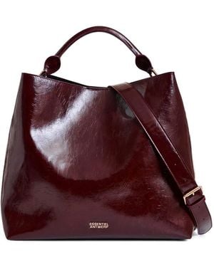 Essentiel Antwerp Rolled-Handle Shopper Bag - Purple